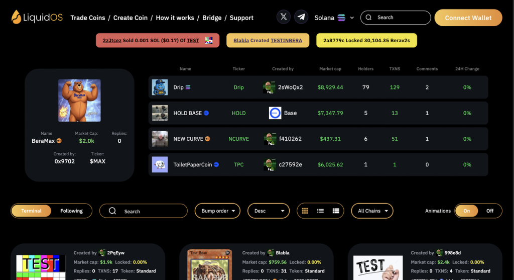 项目星探｜LiquidOS：专为 memecoin 社区打造的跨链操作系统
