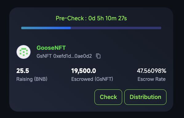 Synbo新项目上线：GooseNFT (GsNFT) 限量分发开启！